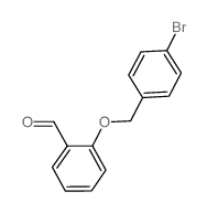 2-[(4-bromophenyl)methoxy]benzaldehyde Structure