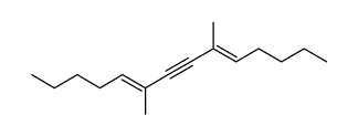 6,9-dimethyl-tetradeca-5,9-dien-7-yne Structure