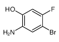 2-氨基-4-溴-5-氟苯酚结构式