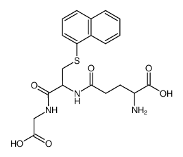 2-<1-Naphthyl>-glutathion结构式