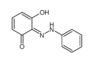 5-hydroxy-6-(phenylhydrazinylidene)cyclohexa-2,4-dien-1-one Structure