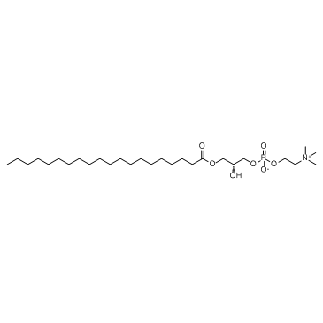1-Arachidoyl-酰基-sn-甘油-磷酸胆碱3-结构式