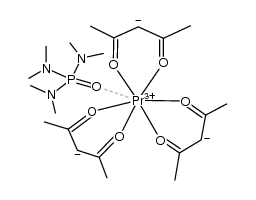 praseodymium tris-acetylacetonate*hexamethylphosphortriamide Structure