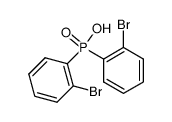 Bis(2-bromophenyl)phosphinic acid Structure