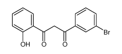 1-(3-bromophenyl)-3-(2-hydroxyphenyl)propane-1,3-dione结构式