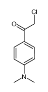 2-chloro-1-[4-(dimethylamino)phenyl]ethanone结构式