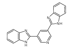 3,5-二(2-苯并咪唑基)吡啶结构式