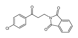 2-[3-(4-chlorophenyl)-3-oxopropyl]isoindole-1,3-dione Structure