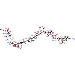 THYMOSIN BETA4 (16-38)结构式