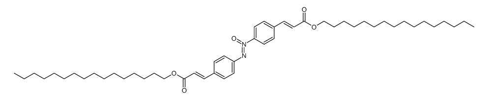 p,p'-Azoxyzimtsaeure-dihexadecylester Structure