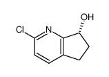 (R)-2-chloro-6,7-dihydro-5H-cyclopenta[b]pyridin-7-ol Structure
