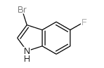 3-溴-5-氟吲哚结构式