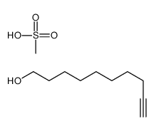 dec-9-yn-1-ol,methanesulfonic acid Structure