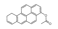 3-acetoxy-9,10-dihydrobenzo[a]pyrene Structure