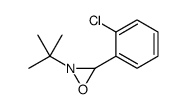 2-TERT-BUTYL-3-(2-CHLOROPHENYL)-1,2-OXAZIRIDINE结构式