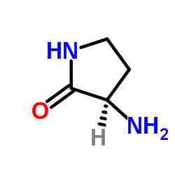 (R)-3-氨基-2-吡咯烷酮结构式