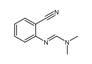 (E)-N'-(2-cyanophenyl)-N,N-dimethylformimidamide Structure