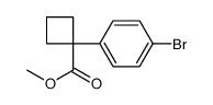 1-(4-溴苯基)环丁烷羧酸甲酯结构式