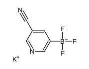 (5-氰基吡啶-3-基)三氟硼酸钾结构式