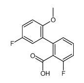 2-fluoro-6-(5-fluoro-2-methoxyphenyl)benzoic acid Structure