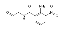 2-amino-3-nitro-N-(2-oxopropyl)benzamide Structure
