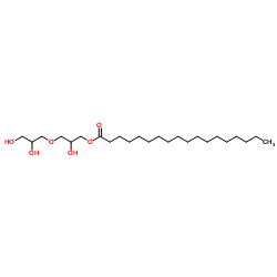 二甘油单硬脂酸酯结构式