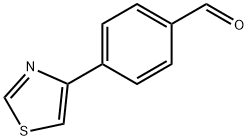 4-(噻唑-4-基)苯甲醛结构式