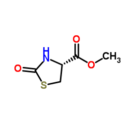 Methyl (4R)-2-oxo-1,3-thiazolidine-4-carboxylate structure