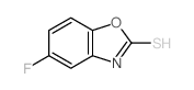 5-氟苯并噁唑-2-硫醇结构式