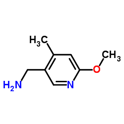 C-(6-Methoxy-4-Methyl-pyridin-3-yl)-Methylamine结构式