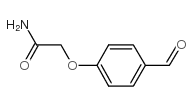 2-(4-甲酰基苯氧基)乙酰胺结构式