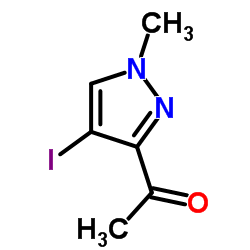 3-乙酰基-1-甲基-1H-吡唑结构式
