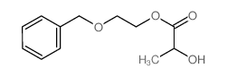 Propanoicacid, 2-hydroxy-, 2-(phenylmethoxy)ethyl ester结构式