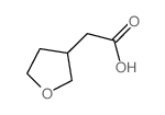 2-(Tetrahydrofuran-3-yl)acetic acid Structure