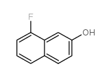 8-氟-2-萘酚结构式