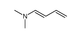 trans-1-(dimethylamino)-1,3-butadiene结构式
