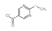 2-(甲硫基)-5-硝基嘧啶结构式