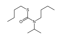 S-butyl N-butyl-N-propan-2-ylcarbamothioate结构式