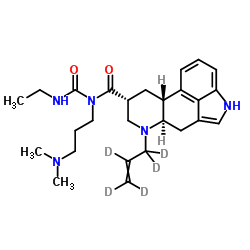 Cabergoline-d5 Structure