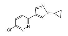 3-chloro-6-(1-cyclopropyl-1H-pyrazol-4-yl)pyridazine picture