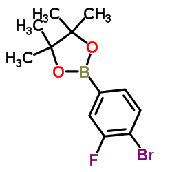 4-Bromo-3-fluorophenylboronic acid pinacol ester Structure