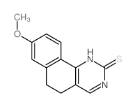 8-Methoxy-5,6-dihydrobenzo[h]quinazolin-2-yl hydrosulfide结构式