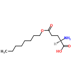 (2R)-2-Amino-5-(octyloxy)-5-oxopentanoic acid Structure
