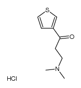 3-(dimethylamino)-1-(thiophen-3-yl)propan-1-one hydrochloride结构式