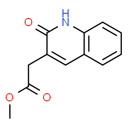 2-(2-氧代-1,2-二氢喹啉-3-基)乙酸甲酯结构式