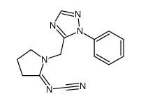[1-[(2-phenyl-1,2,4-triazol-3-yl)methyl]pyrrolidin-2-ylidene]cyanamide结构式