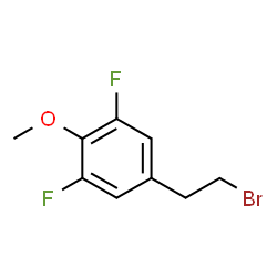 5-(2-溴乙基)-1,3-二氟-2-甲氧基苯结构式
