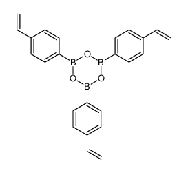 2,4,6-tris(4-ethenylphenyl)-1,3,5,2,4,6-trioxatriborinane结构式