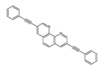 3,8-bis(2-phenylethynyl)-1,10-phenanthroline Structure