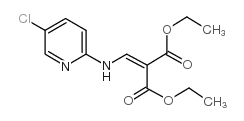 2-{[((5-氯-2-吡啶基)氨基]-亚甲基}丙二酸二乙酯结构式